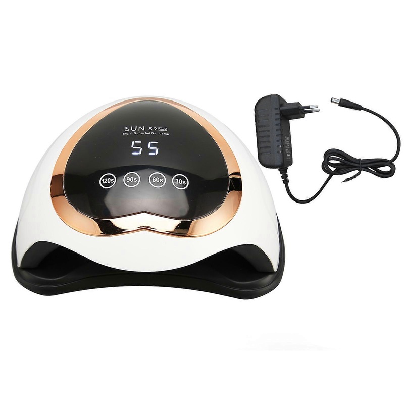 UV Gel Nail Lamp Quick Drying Infrared Sensor 4 Timers 57pcs Lamp Chips Nail Art Dryer 220W EU Plug 100?240V
