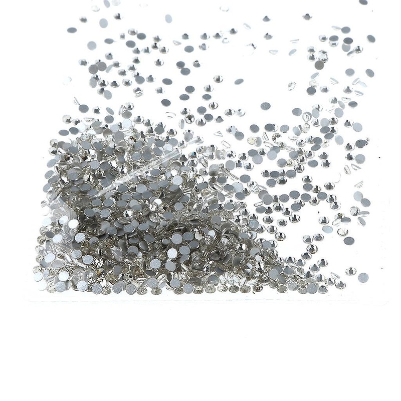 1440 Pieces Nail Art Rhinestone Crystal DIY Decoration 2.5 mm