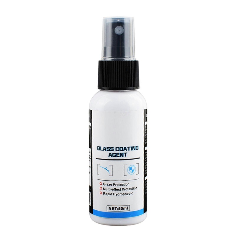 50ml Automotive Rain Hydrophobic Repellant Car Mirror Glass Oil Remover Water Repellents Coating Agent Glass Cleaner