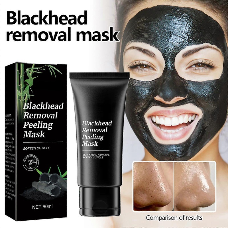 Blackhead Remover Peeling Facial Masks, Activated Charcoal Purifying Peel Off Mask, Deep Cleansing Blackhead Remover Mask For Men Women