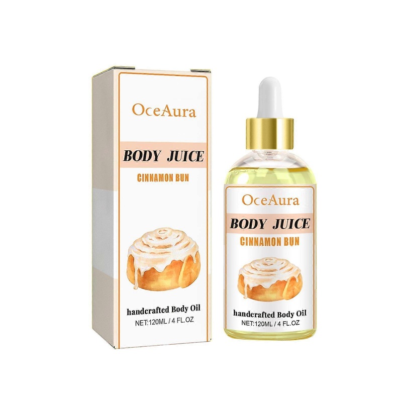 Body Juice Oil, Body Juice Oil Cinnamon Bun, Peach Body Oil, Cake Body Oil, Body Oil, Moisturizing Body Juice Oil Strawberry Shortcake