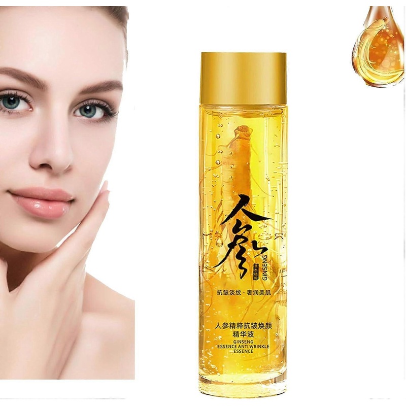 Ginseng Anti-Wrinkle Essence Toner, 120ml Ginseng Gold Polypeptide Anti-Aging Essence, Polypeptide Anti-Wrinkle Ginseng Essence Water