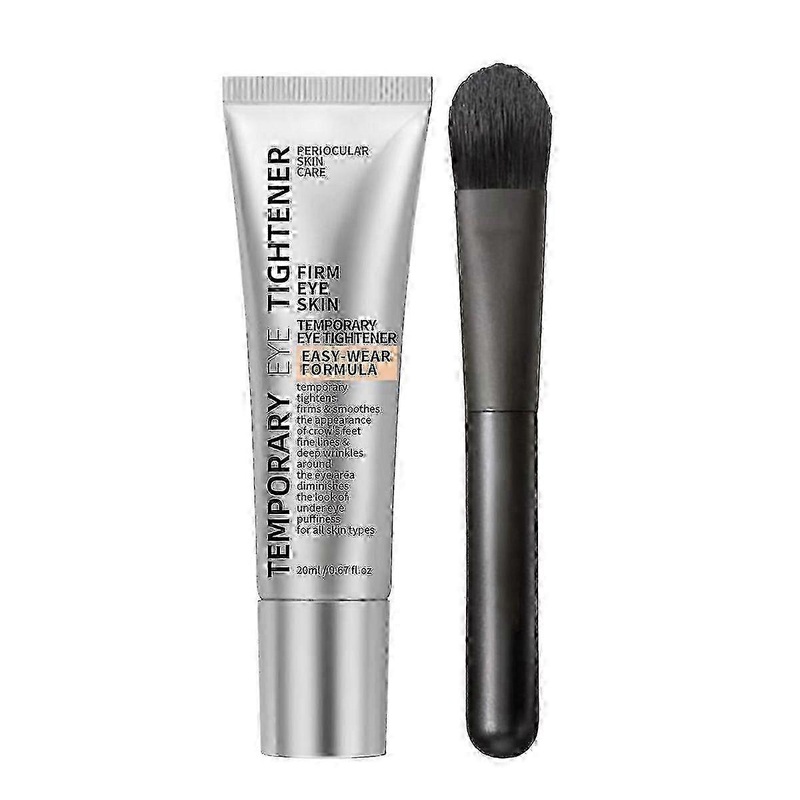 Instant Eye Tightener & Brush, Temporary Eye Tightener Cream, Anti-Aging & Firming Eye Cream for Eye Bags, Dark Circles & Wrinkles, Puffiness Remover
