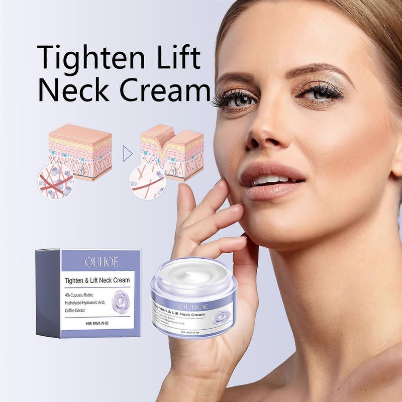 Neck Firming Cream, Tighten & Lift Neck Cream With Pro-Active Repair, Anti-Aging Neck Cream for Tightening and Wrinkles for an Even Skin Tone and Neck