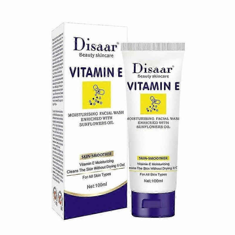 Vitamin-Infused Facial Cleanser for Makeup Removal, Hydration, and Refreshment - 100g Cleansing Gel for All Skin Types