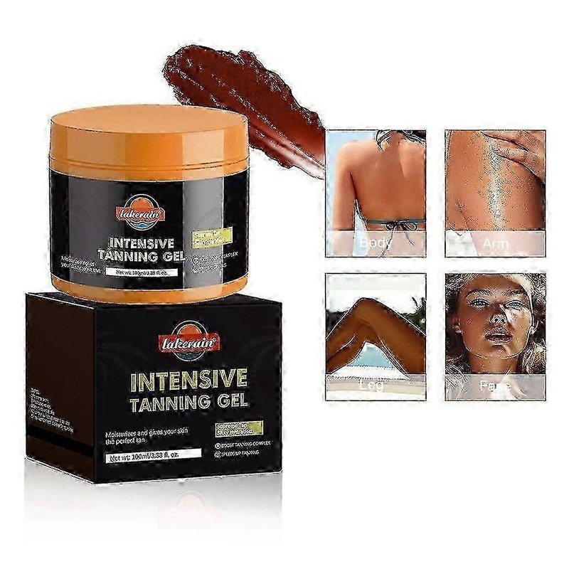 1-3pcs Carroten Intensive Tanning Gel - Instant Tan Enhancer - Tan Accelerator with Coconut Oil and Vitamin A & E