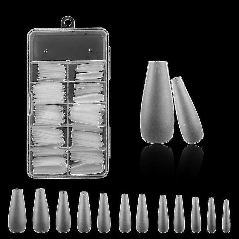 120pcs False Nails Artificial Nails Clear Fake Nail Tips For Extension Manicure Tool Nail Salon Supplies Tools