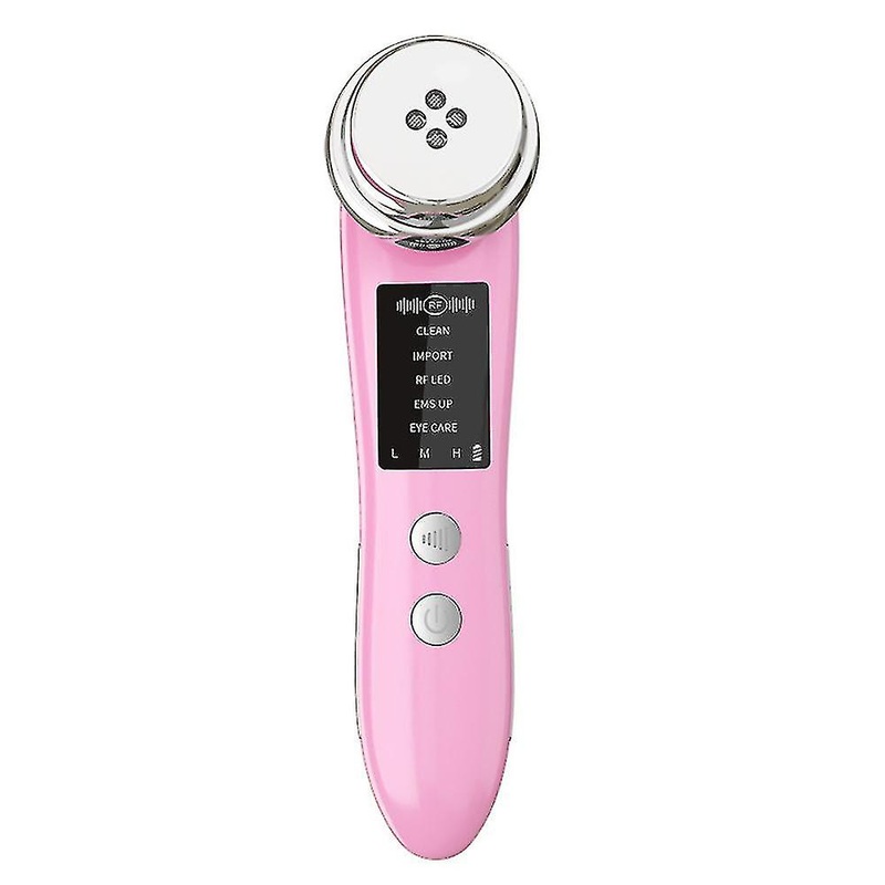 5 In 1 Electric Heating Massage Photon Vibrating Massager Anti-aging Firming Facial Beauty Device For Face Eye Neck