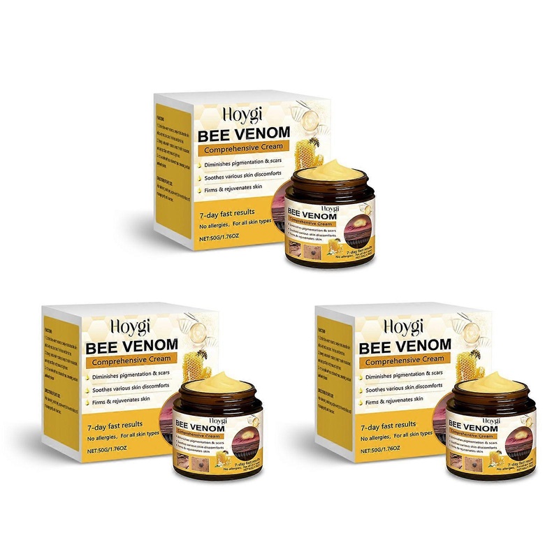 Bee Venom Comprehensive Cream, Effective Reduces Blemishes & Pigmentation, Anti-Aging Cream for Women Men
