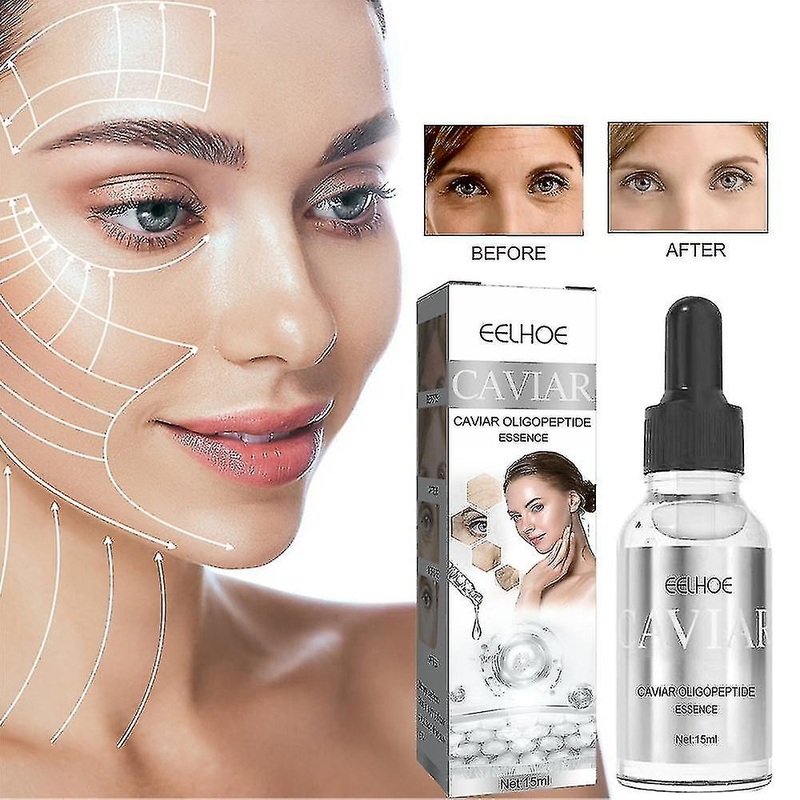 Caviar Oligopeptide Essence Anti-wrinkle Fade Fine Lines Lifting Firming Moisturizing Whitening Serum Skin Care 15ml