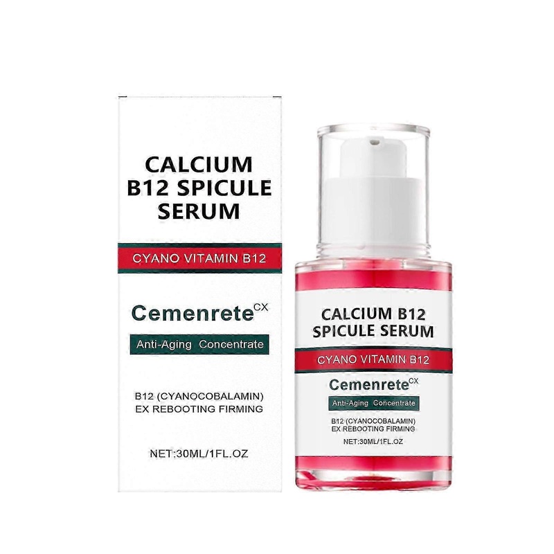 Cemenrete Cyano Vitamin B12 Serum with Calcium, Pore Tightening Face Anti-wrinkle Refines Serum