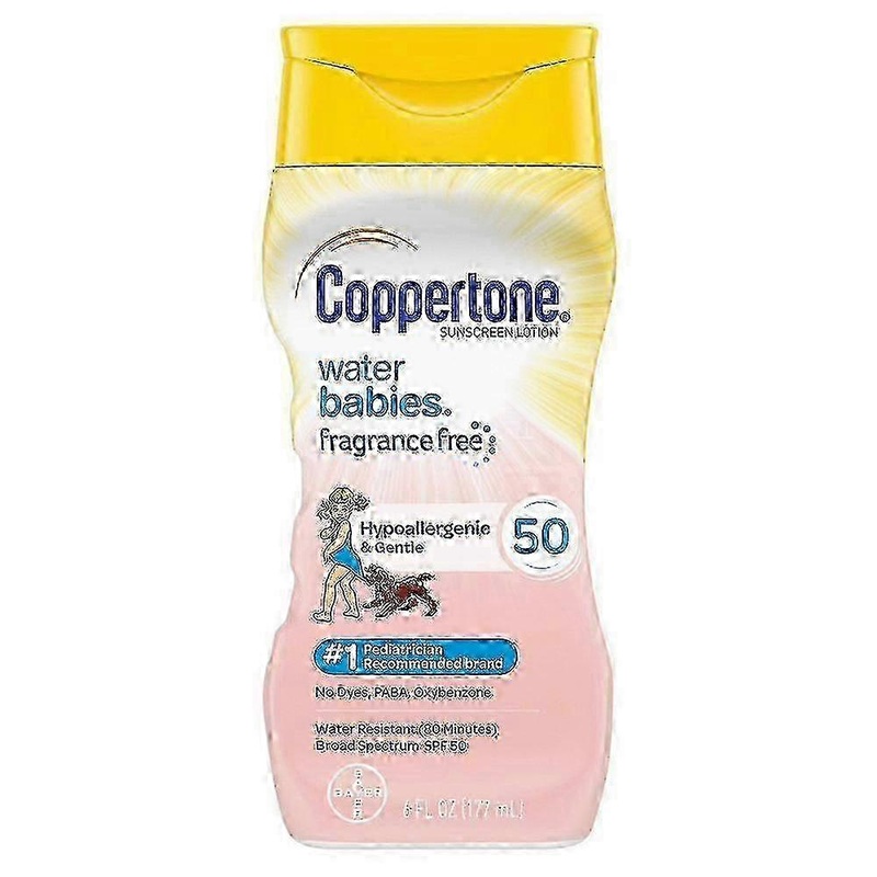 Coppertone Water Babies Pure & Simple Sunscreen Lotion, Spf 50, 6 Oz