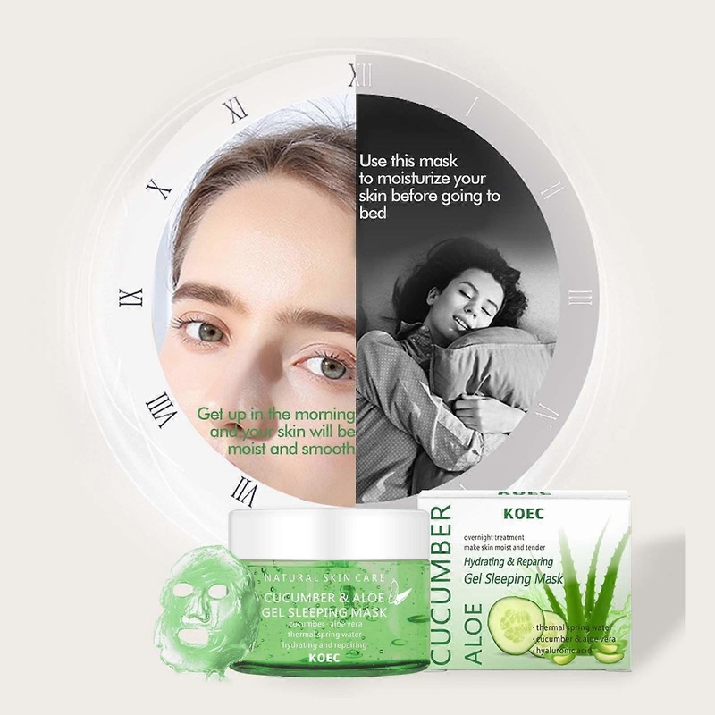 Cucumber Aloe Sleep Facial Mask 150g Moisturizing And Oil Controlling Soothing Sleep Facial Mask