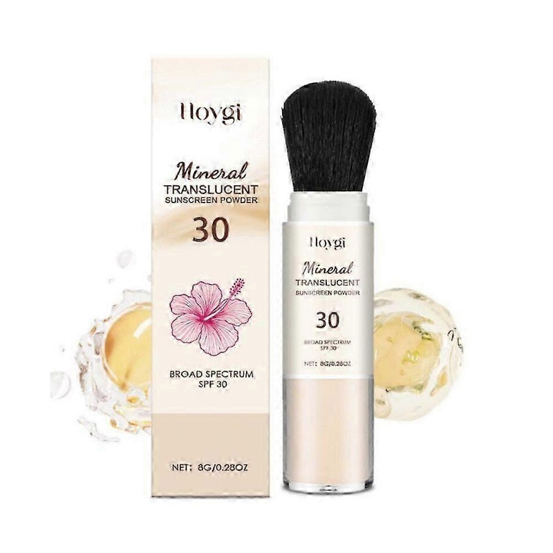 Hawaiian Tropic Mineral Translucent Sunscreen Powder w/ Brush SPF 30 Cs