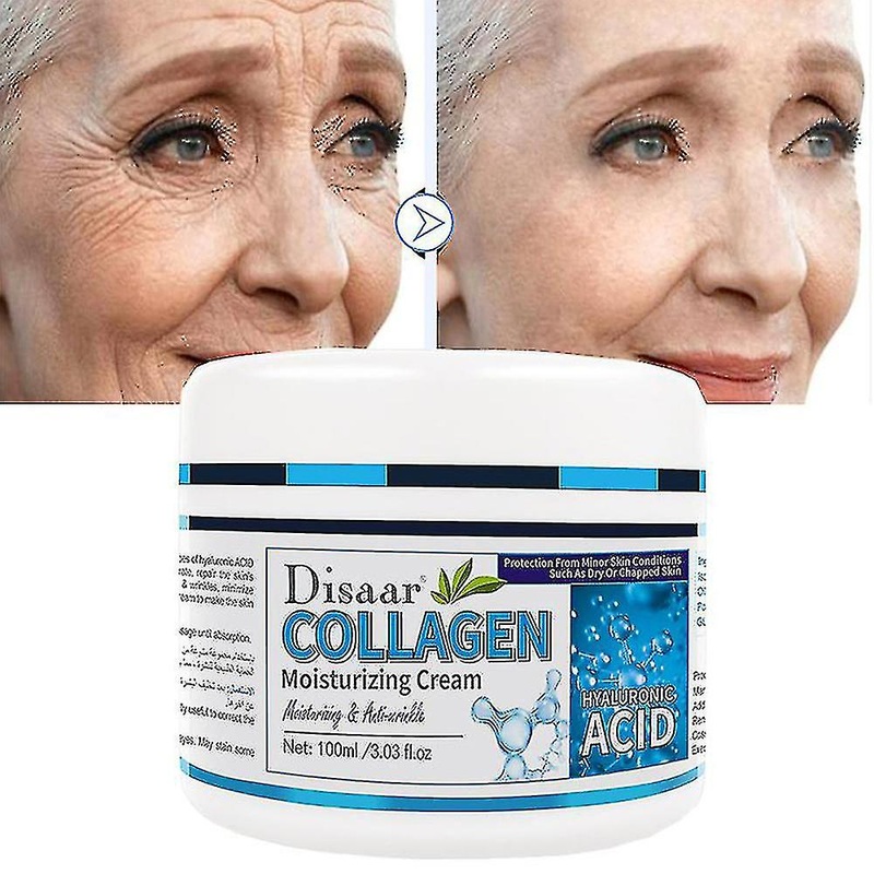 Hyaluronic Acid Collagen Face Cream Skin Care Anti-wrinkle Moisturizing Cream Anti Aging Facial Moisturizer 100ml