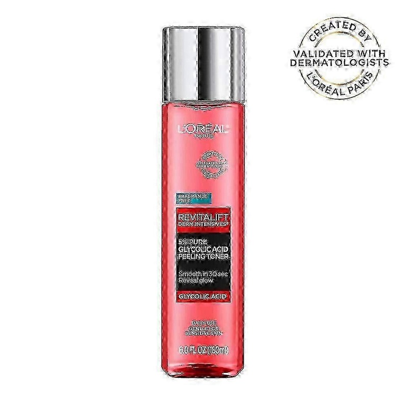 L'oreal Paris Revitalift Derm Intensives 5 Percent Glycolic Acid Peeling Toner, 6 Oz