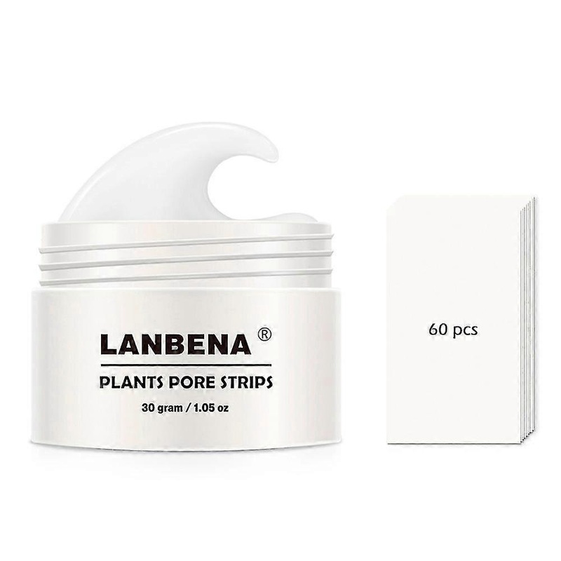 Lanbena Blackhead Remover Cream Paper Plant Pore Strip Nose Acne Cleansing