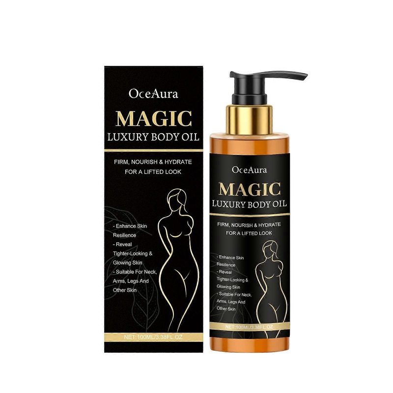 Magic Body Firming Oil, Skin Tightening & Hydrating, Anti-Aging Magic Oil for Crepe Skin with Arms, Legs & Full Bod