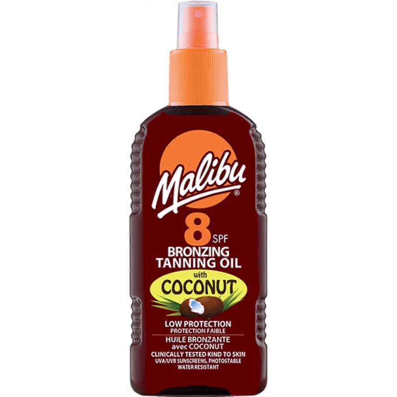 Malibu bronzing bronzing oil with coconut spf8 200ml