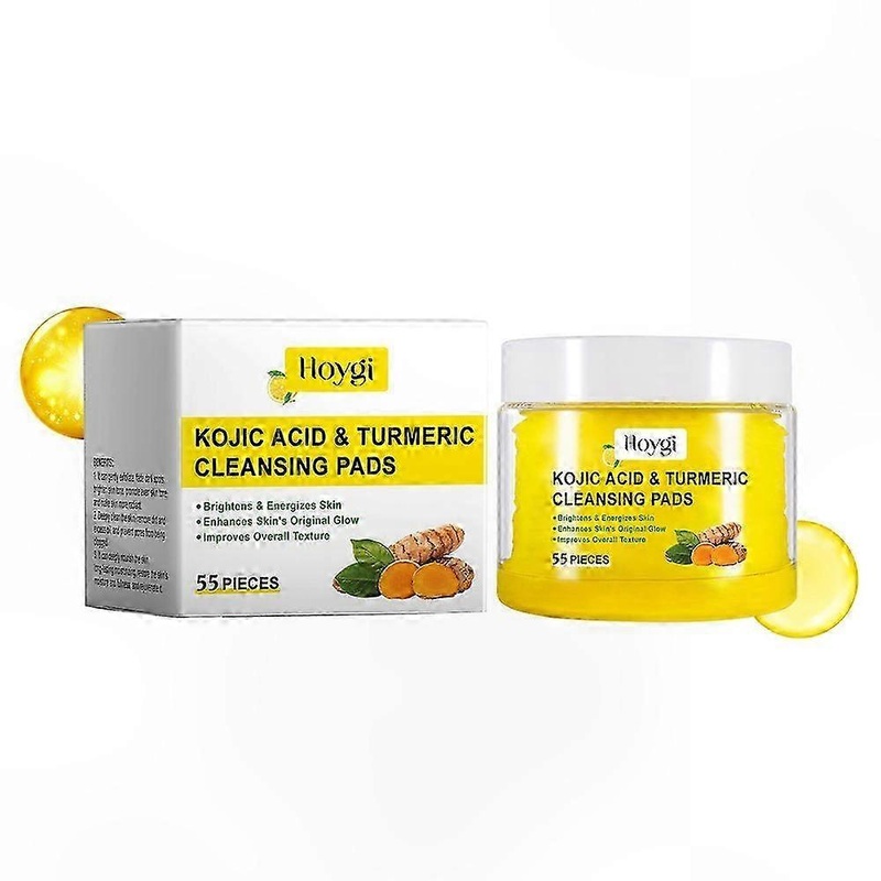 Turmeric Cleansing Pads for Skin Care Exfoliation and Moisturizing Brightening Treatment
