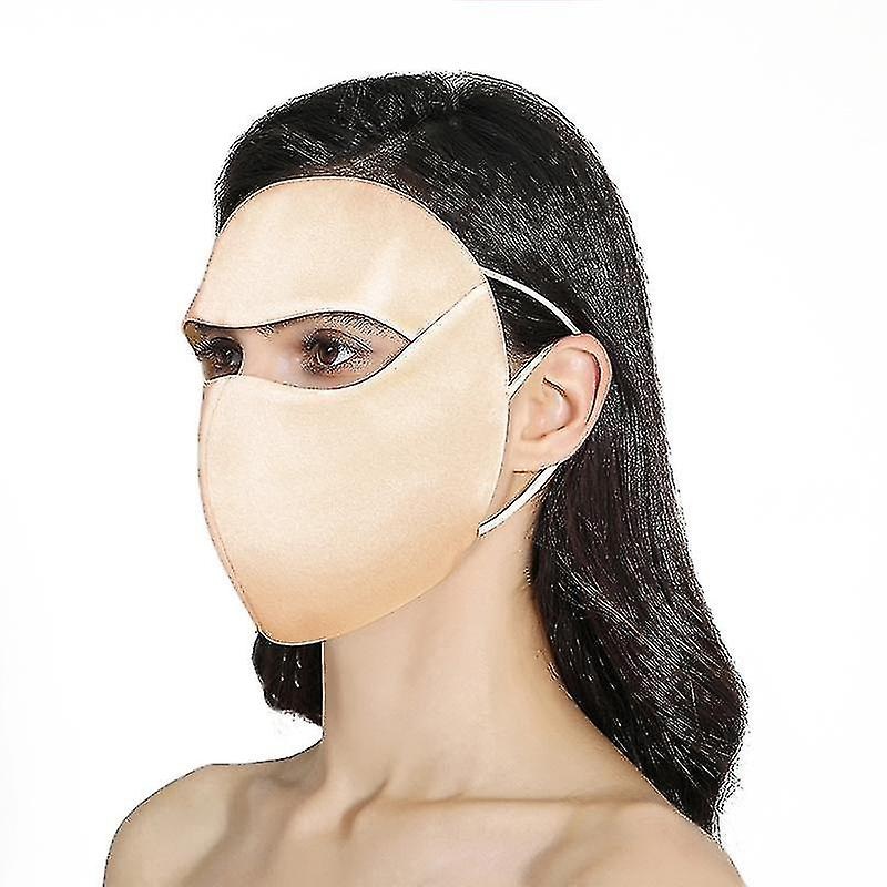 Uv Silk Face Mask Upf 50+ Full Face Cover