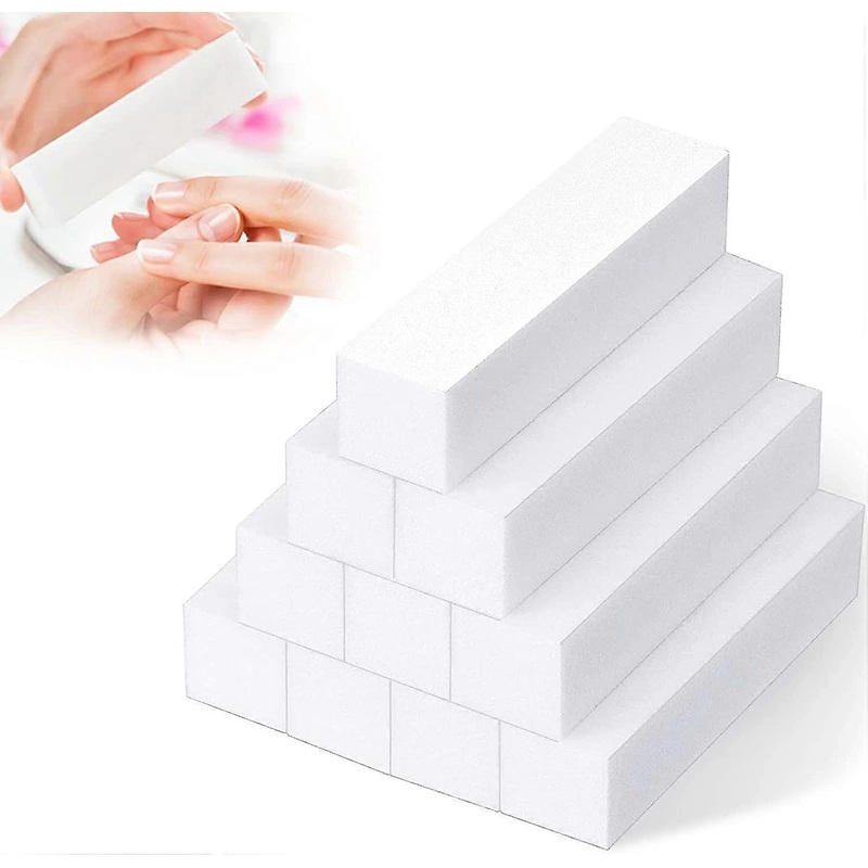 10 Blocks Nail Sanding Buffer Block Nail Art Tips Tool, Professional Buffing File For Sanding/YY