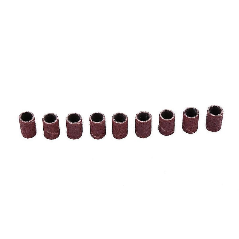100Pcs Nail Art Tips Electric Drill Machine Sanding Bands Manicure Pedicure Accessory 100#