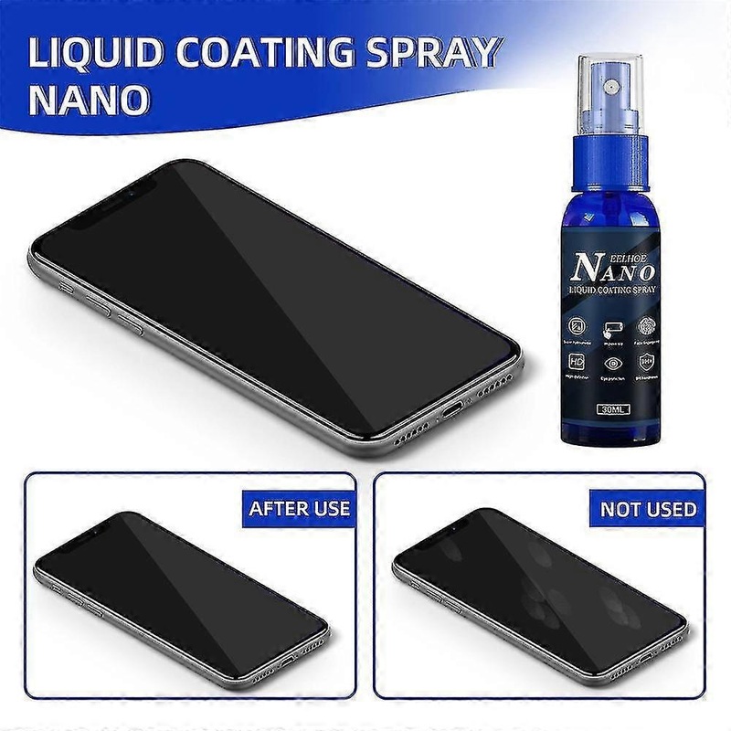 3pcs 30ml Nano Coating Spray Scratch Repair Anti-fingerprint Screen For Mobile Phone