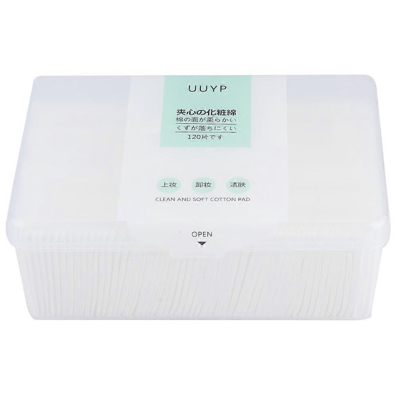 Disposable Cotton Pads Makeup Removal Wipes Face Cleansing Pads for Dry Wet Use 01#