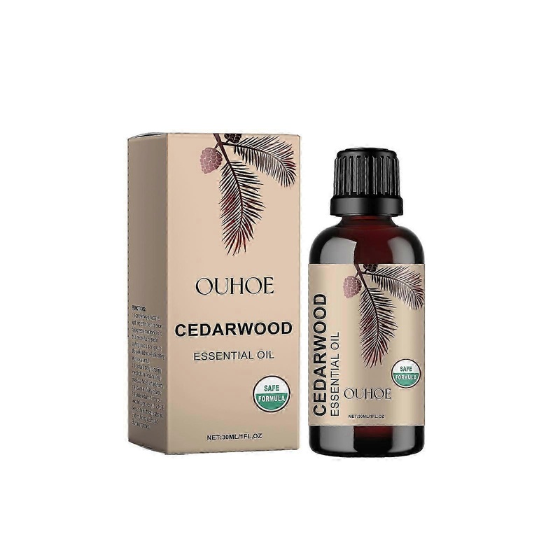 OUHOE Cedar Soothing Essential Oil Moisturizing, Moisturizing, Soothing, Balanced, Elegant, Unique Fragrance Massage Oil