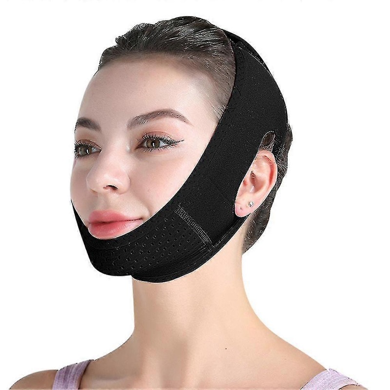 Reusable V Line Mask Facial Slimming Strap Double Chin Reducer Chin Up Mask  TA