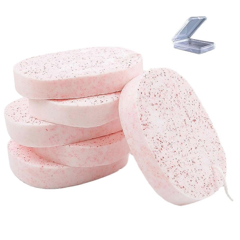 6pcs increase thickening face wash wash sponge female face delicate soft cotton wash face wipe