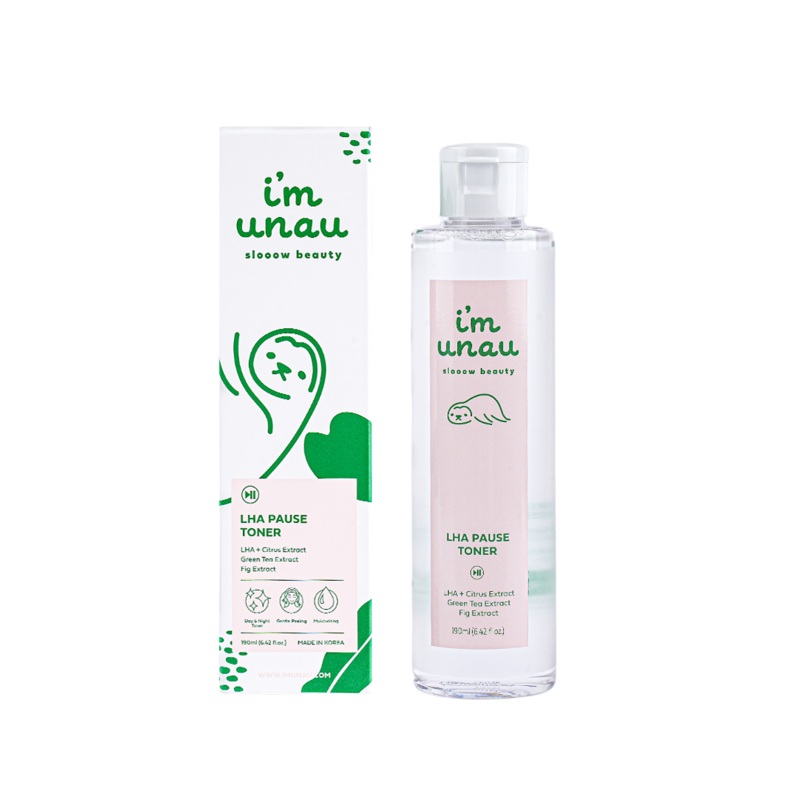 i'm unau LHA Pause Toner 190ml