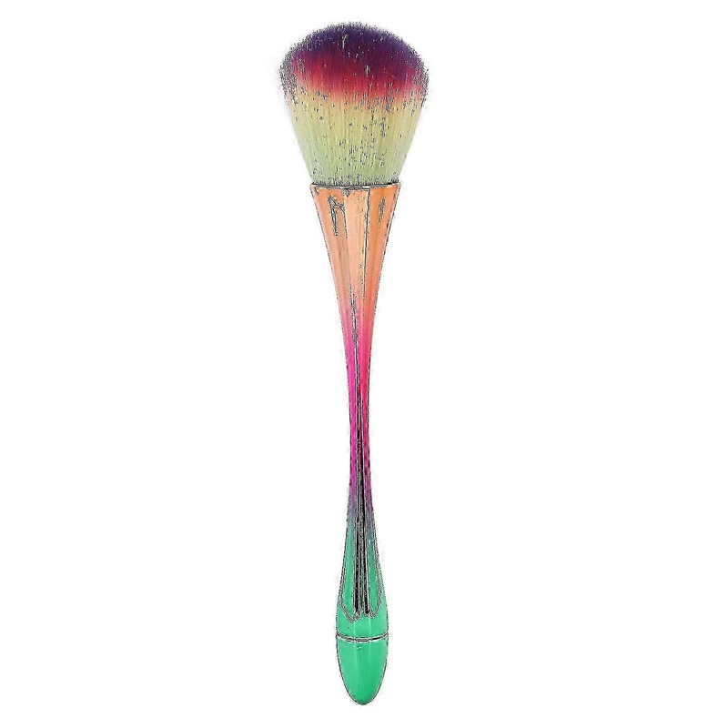 Professional Mineral Makeup Brush, Skin-Friendly Fluffy Dense Head, Soft Synthetic Fiber For Effortless Application, Multifunctional Nail Art And