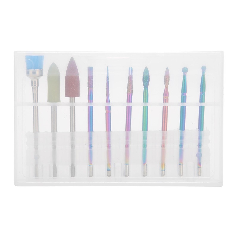Professional Nail Art Tool Kit, Tungsten Carbide Drill Bits Set For Manicure Pedicure, Electric Nail File & Polishing Bits, Universal Fit Most Nail