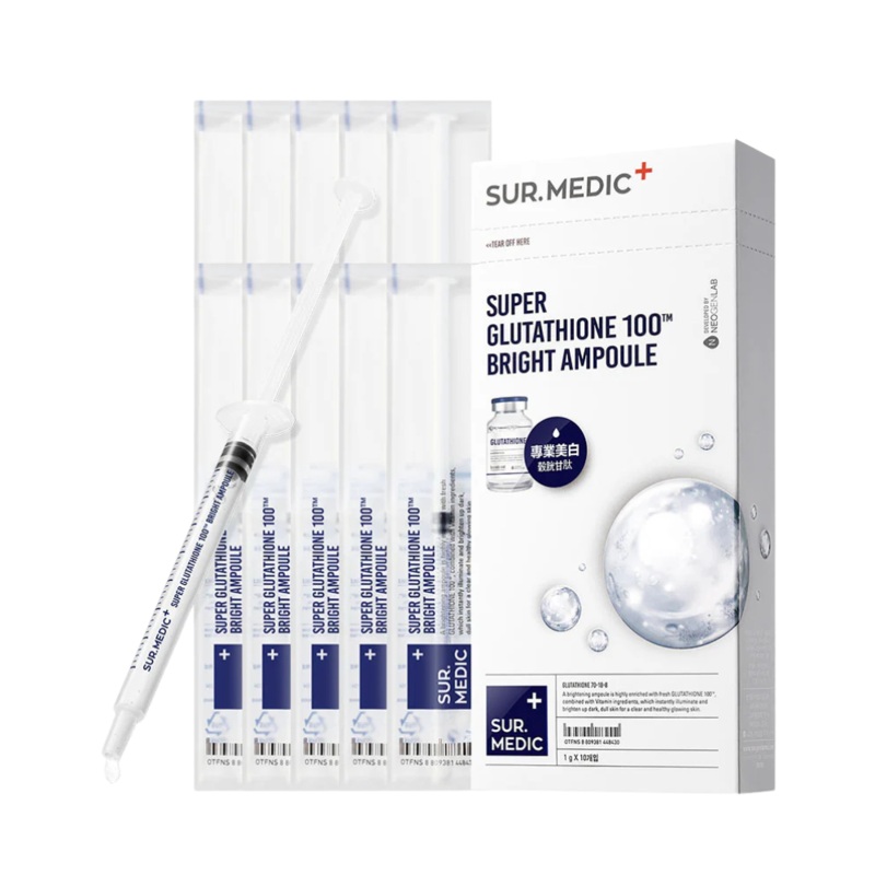 SUR.MEDIC+ Super Glutathione Brightening Ampoule 1ml  Set of 10
