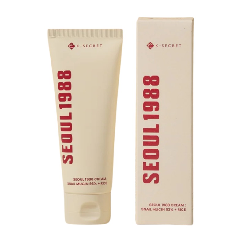 K-SECRET SEOUL 1988 Cream : Snail Mucin 93% + Rice 100ml
