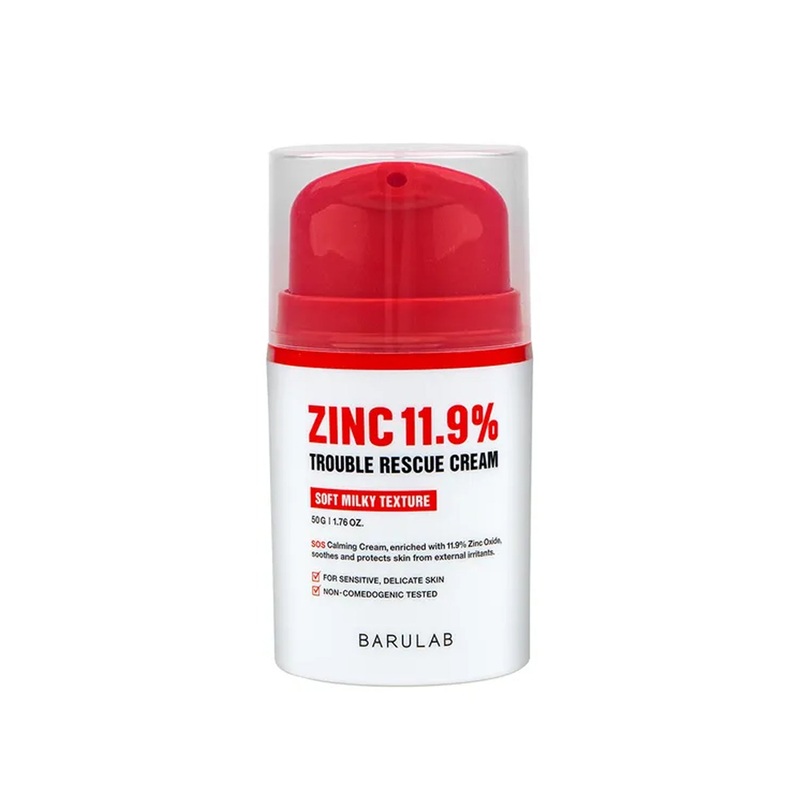BARULAB Zinc 11.9% Trouble Rescue Cream 50g