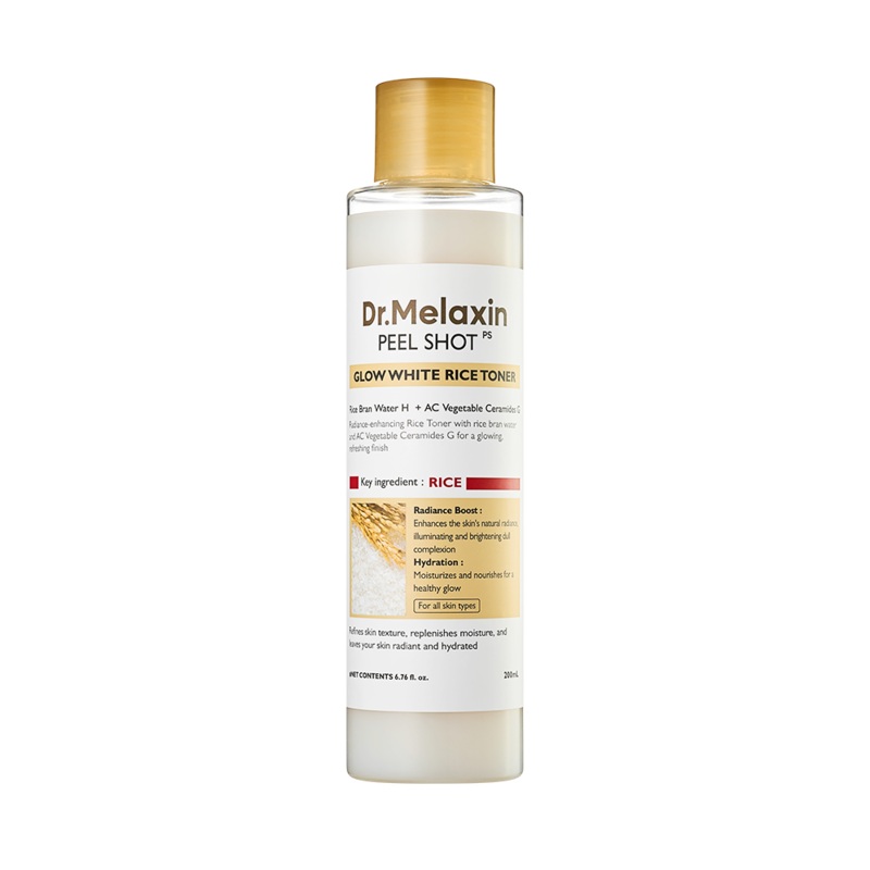 Dr.Melaxin Peel Shot Glow Rice Toner 200ml