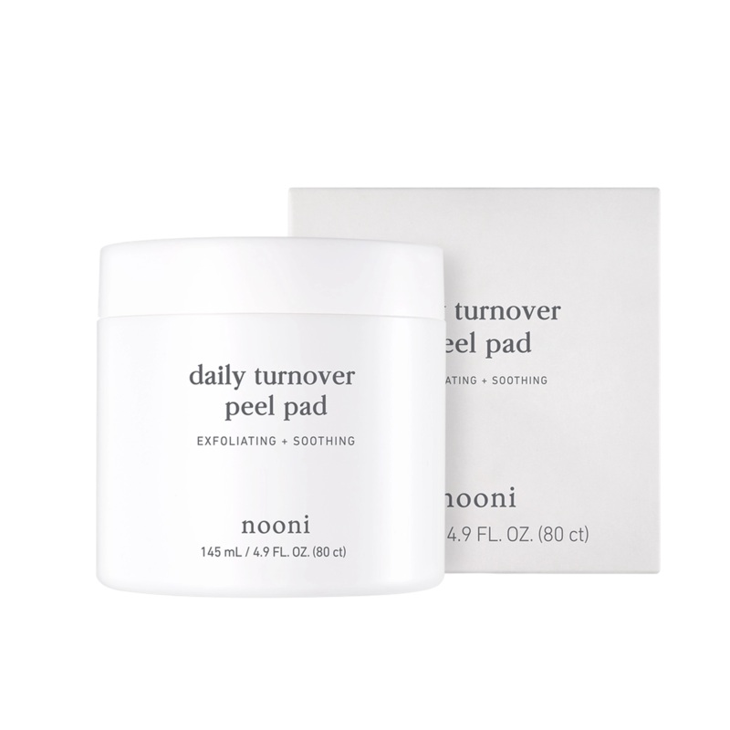 nooni daily turnover peel pad 145g (80 sheets)