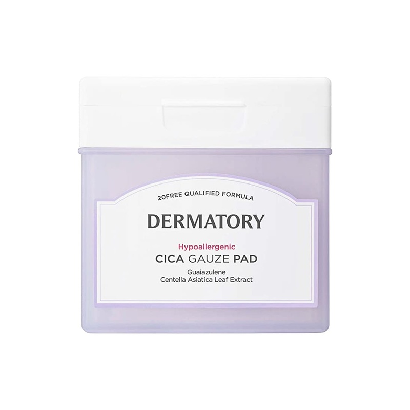 [Deal] DERMATORY Hypoallergenic Cica Rescue Gauze Pad 80ea